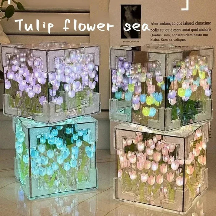 Cube Tulip Lamp